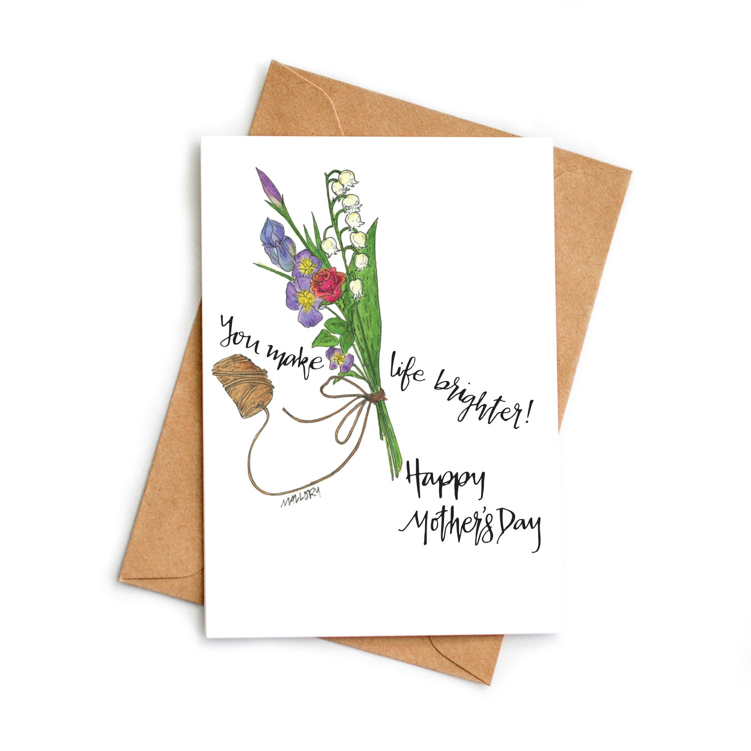Make Life Brighter Bouquet Mother's Day Card – Stem and Soul