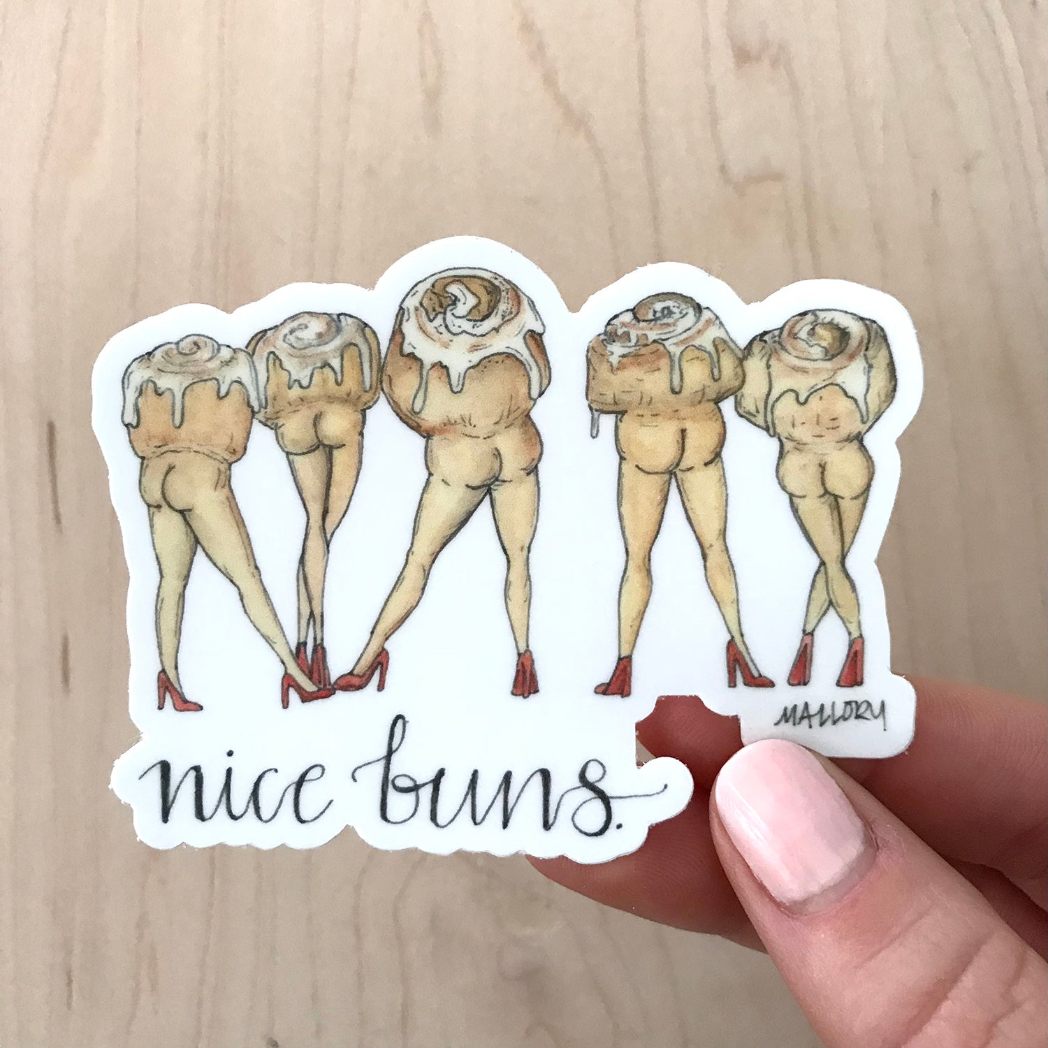 Nice Buns Sticker