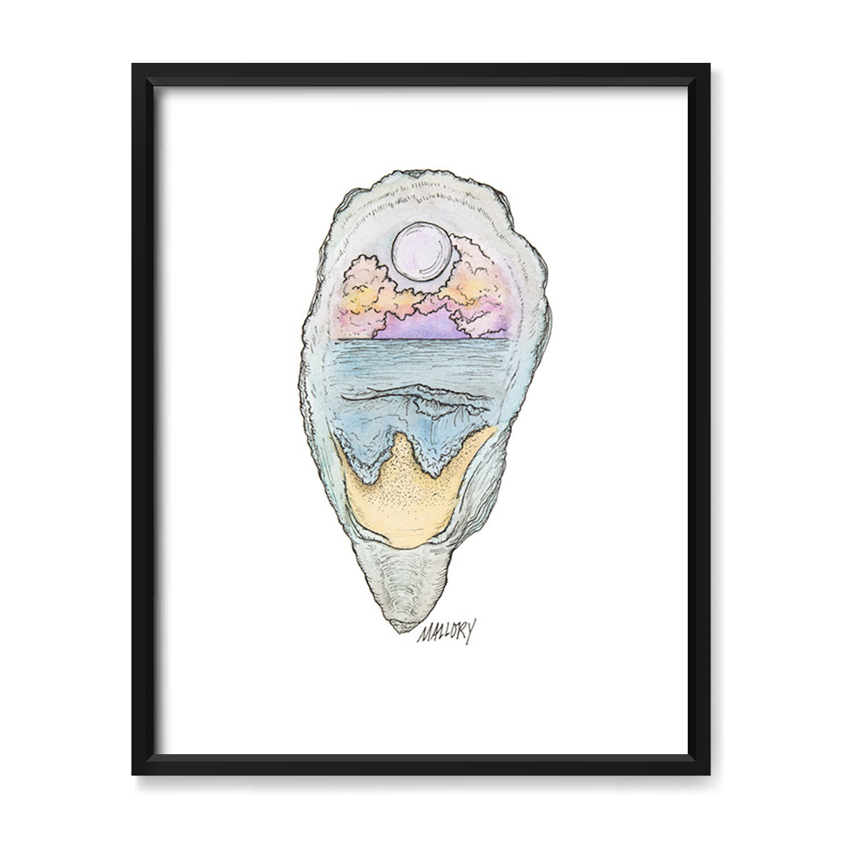 Paradise by the Half Shell 8x10" Print