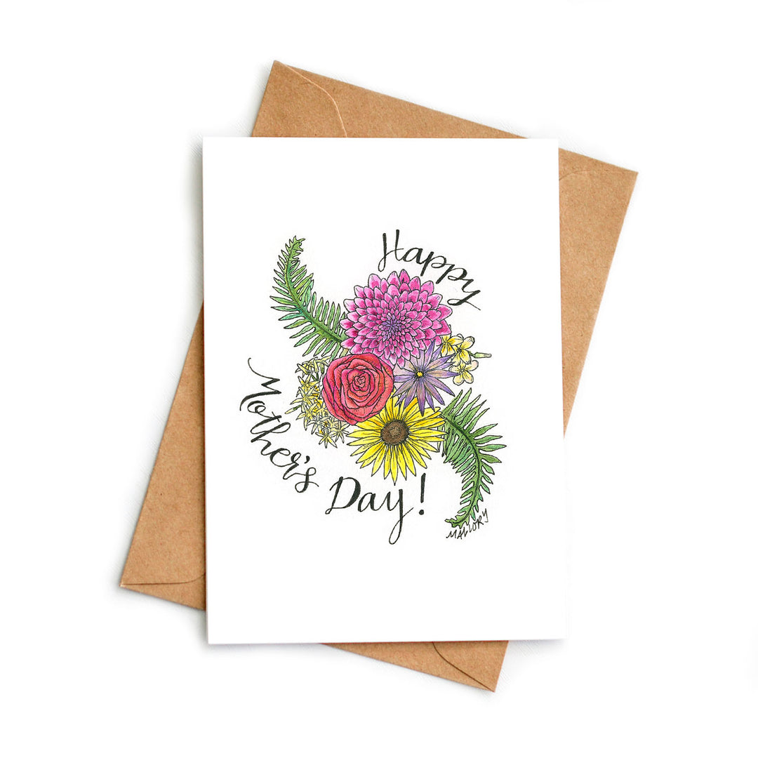 Pretty Bouquet Mother's Day Card