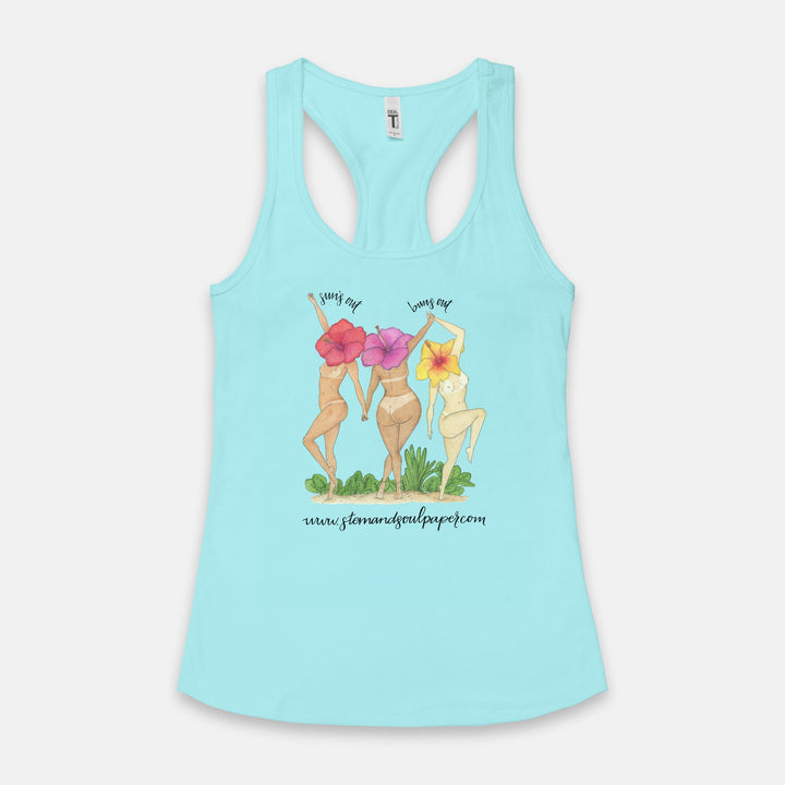 Manifesting Tan Lines Racerback Tank