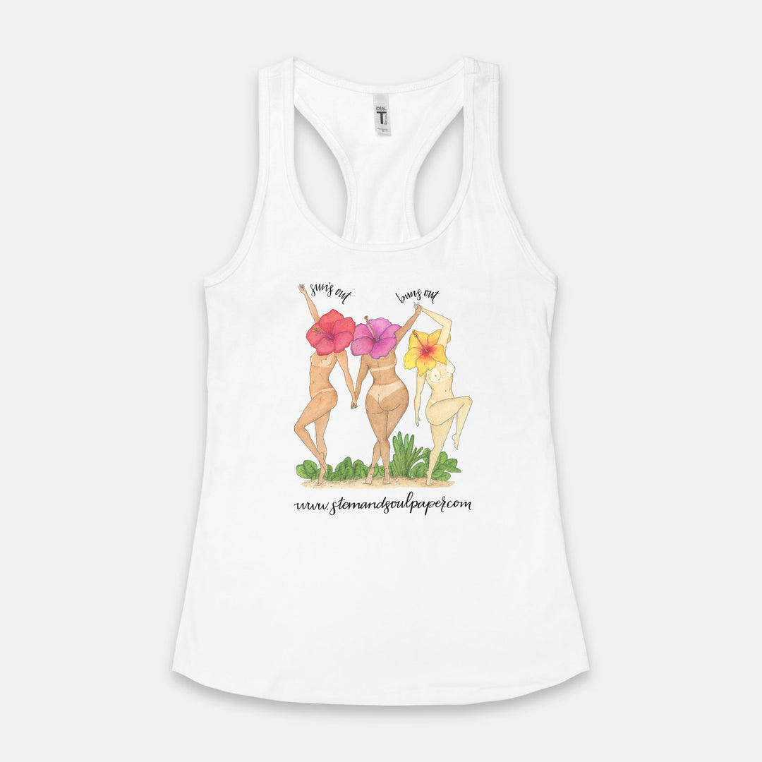 Manifesting Tan Lines Racerback Tank