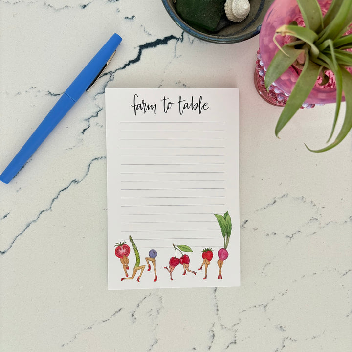 Farm to Table Farmers Market Core Notepad