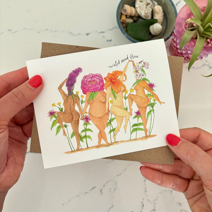Wild and Free Fun Notecard for Every Day