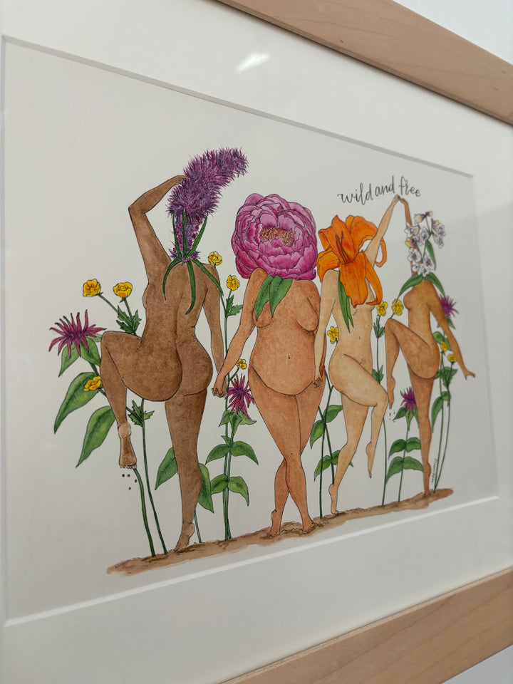 Wild and Free Flower Women