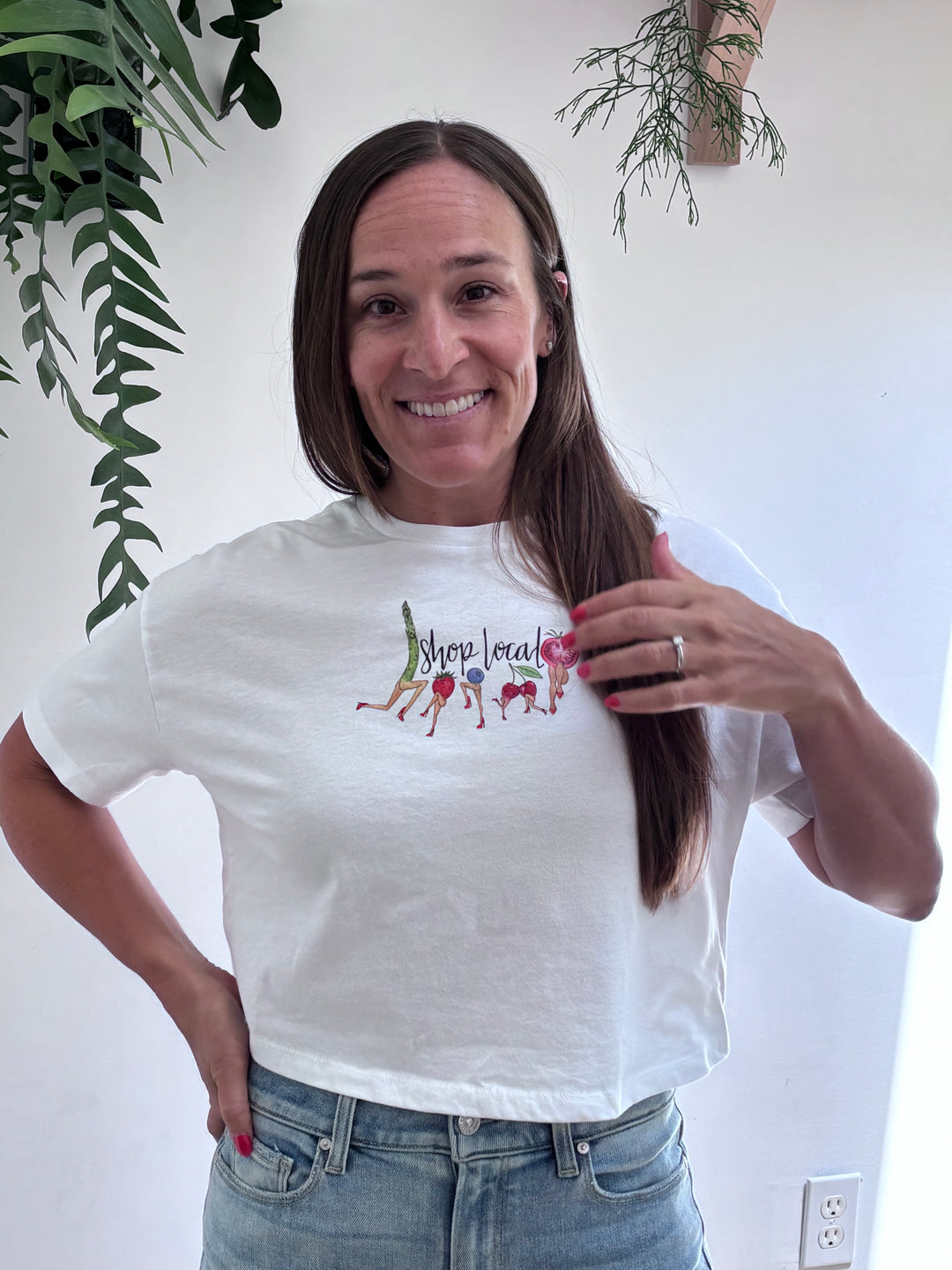 Shop Local Cropped Tee