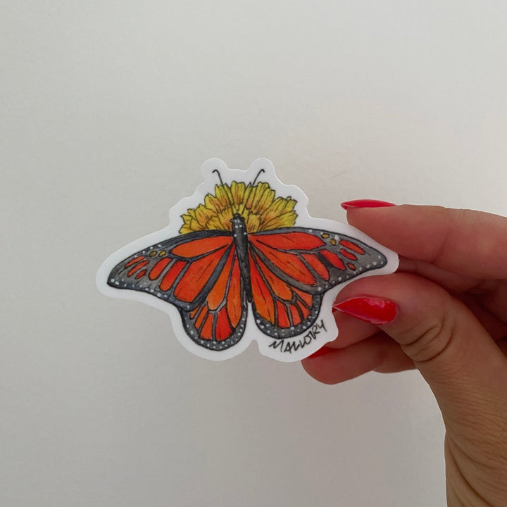 Monarch Butterfly Vinyl Sticker