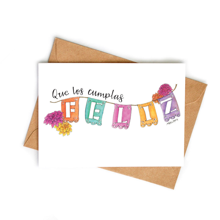Que Los Cumplas Feliz Carta para Cumpleaños | Birthday Card in Spanish