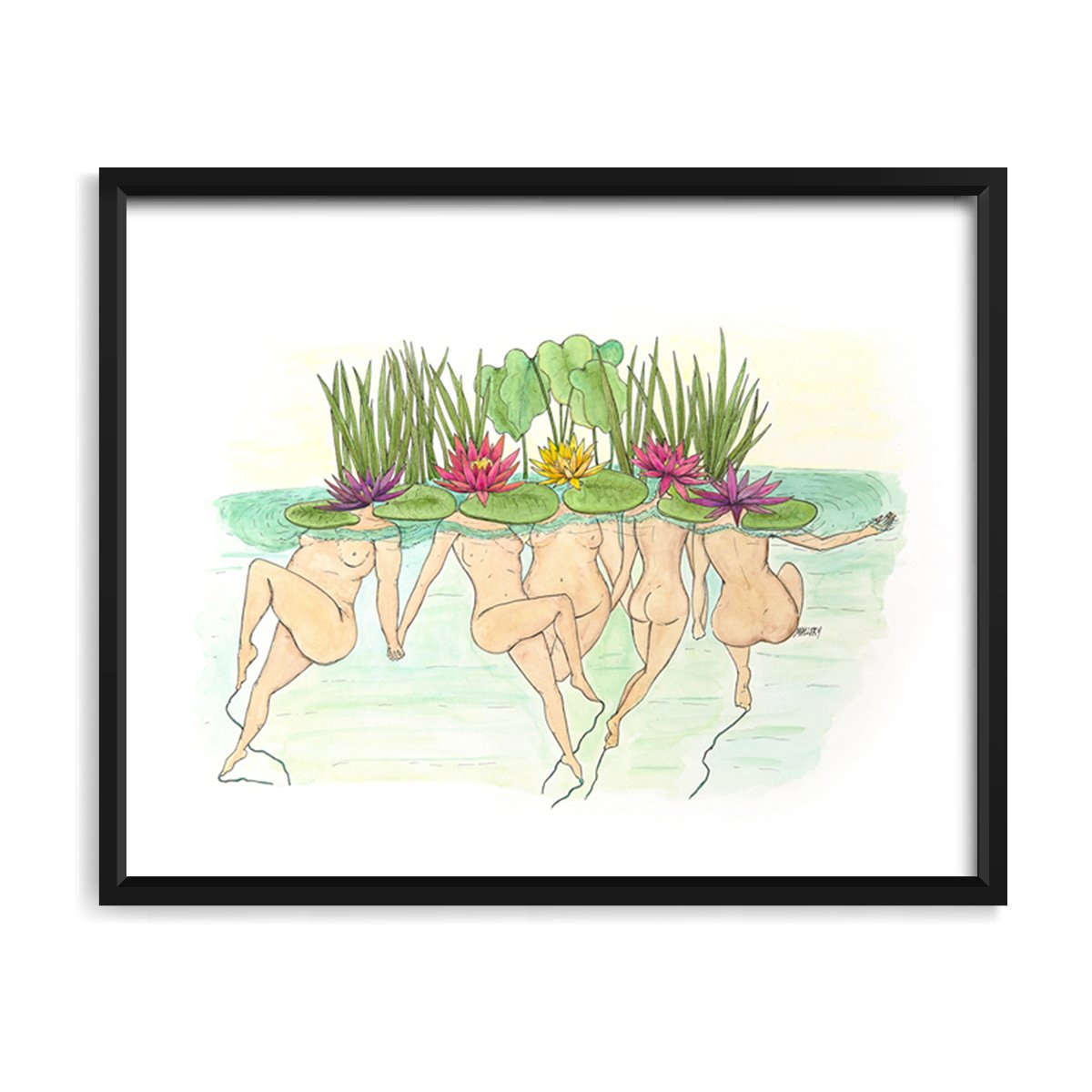 Lily Ladies 8x10" Art Print