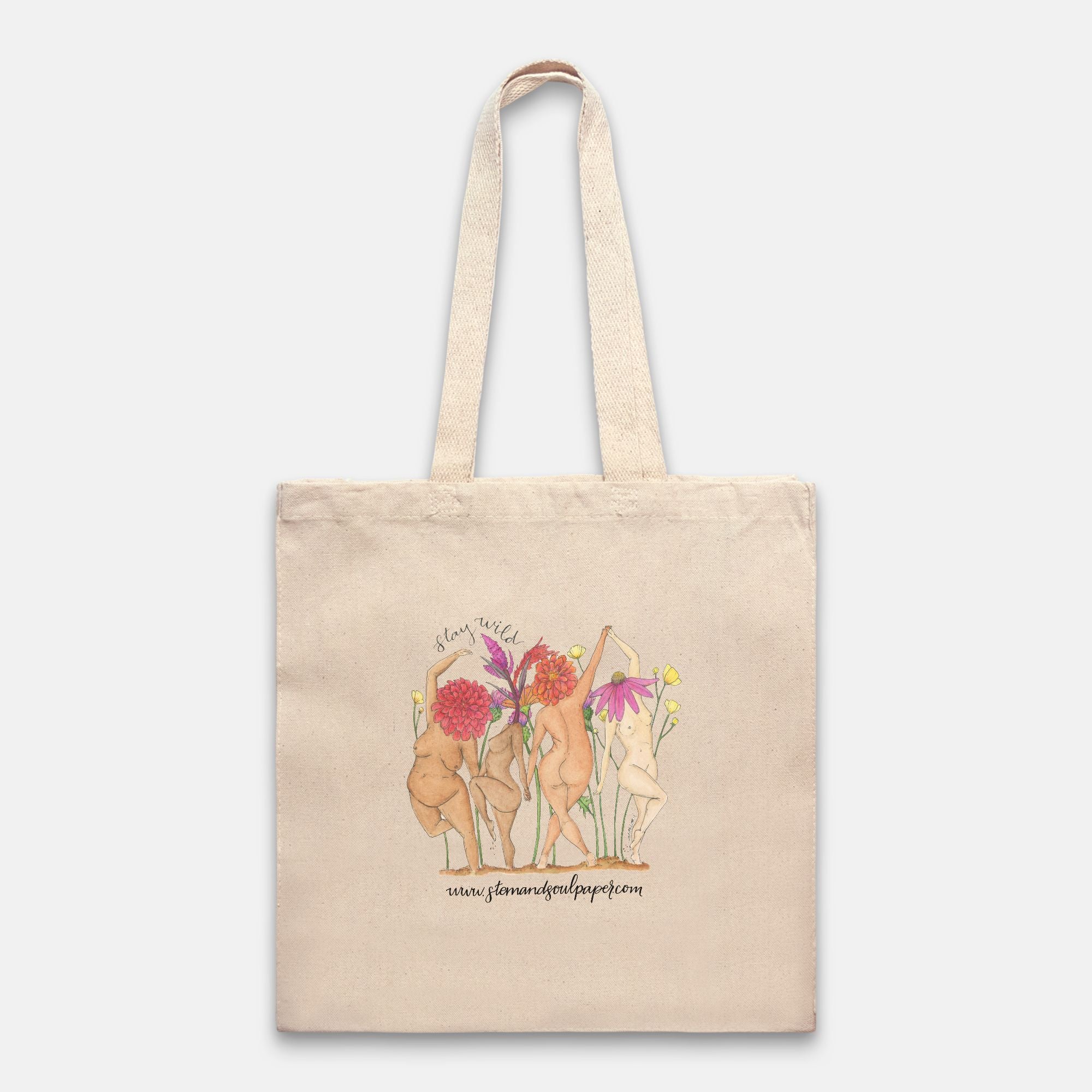 Stay Wild Canvas Tote Bag