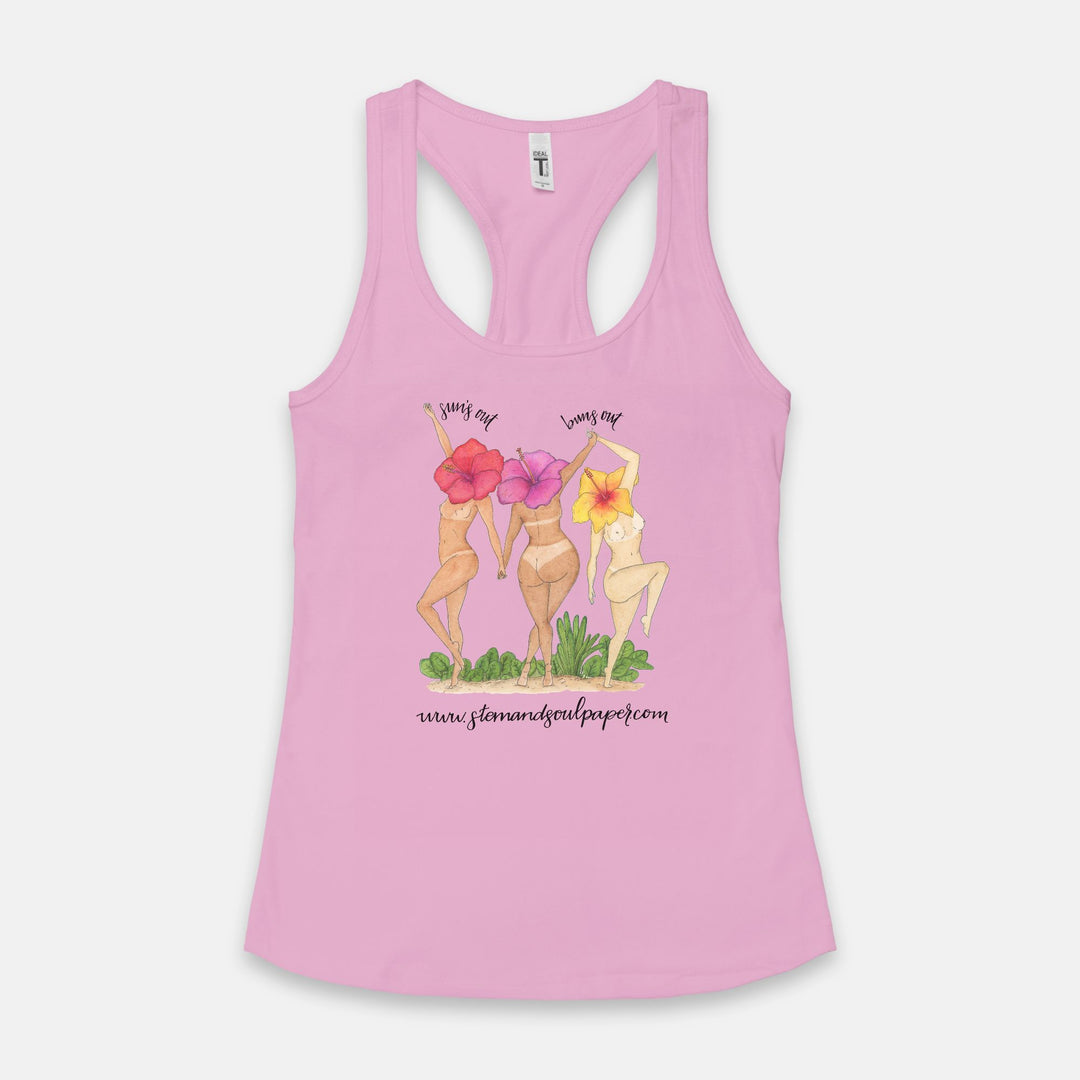 Manifesting Tan Lines Racerback Tank