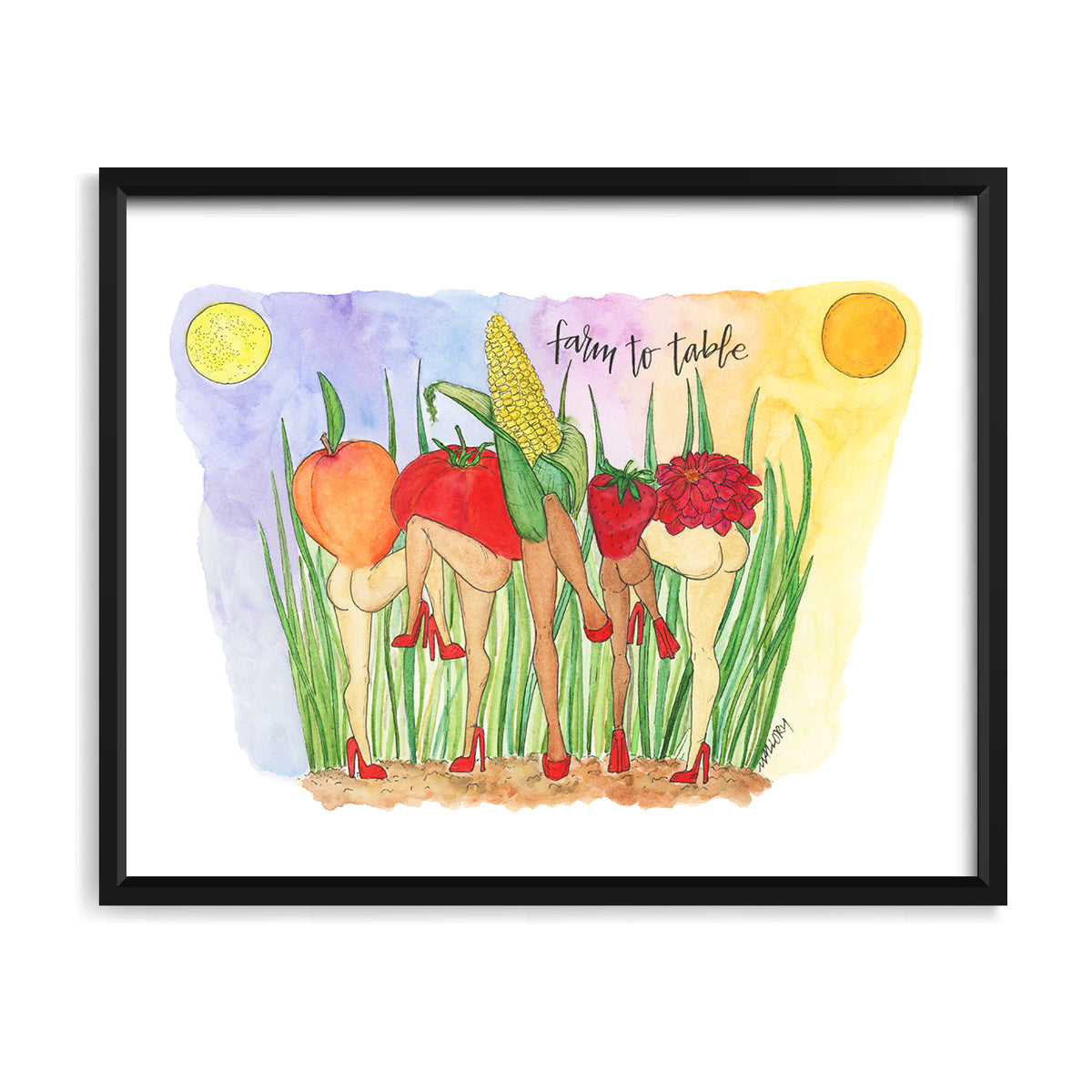 Farm to Table 8x10" Art Print