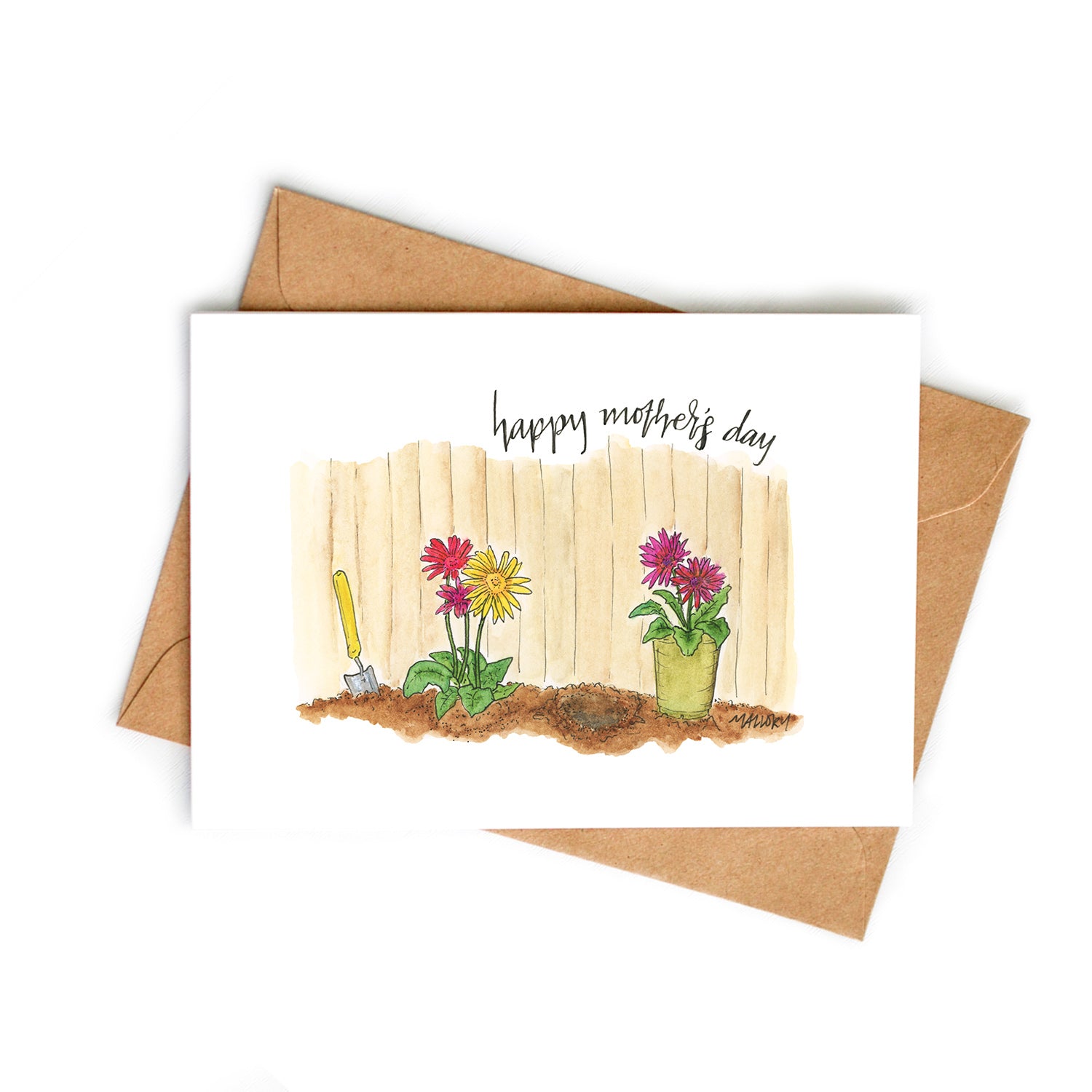 Gerbera Daisy Mother's Day Card