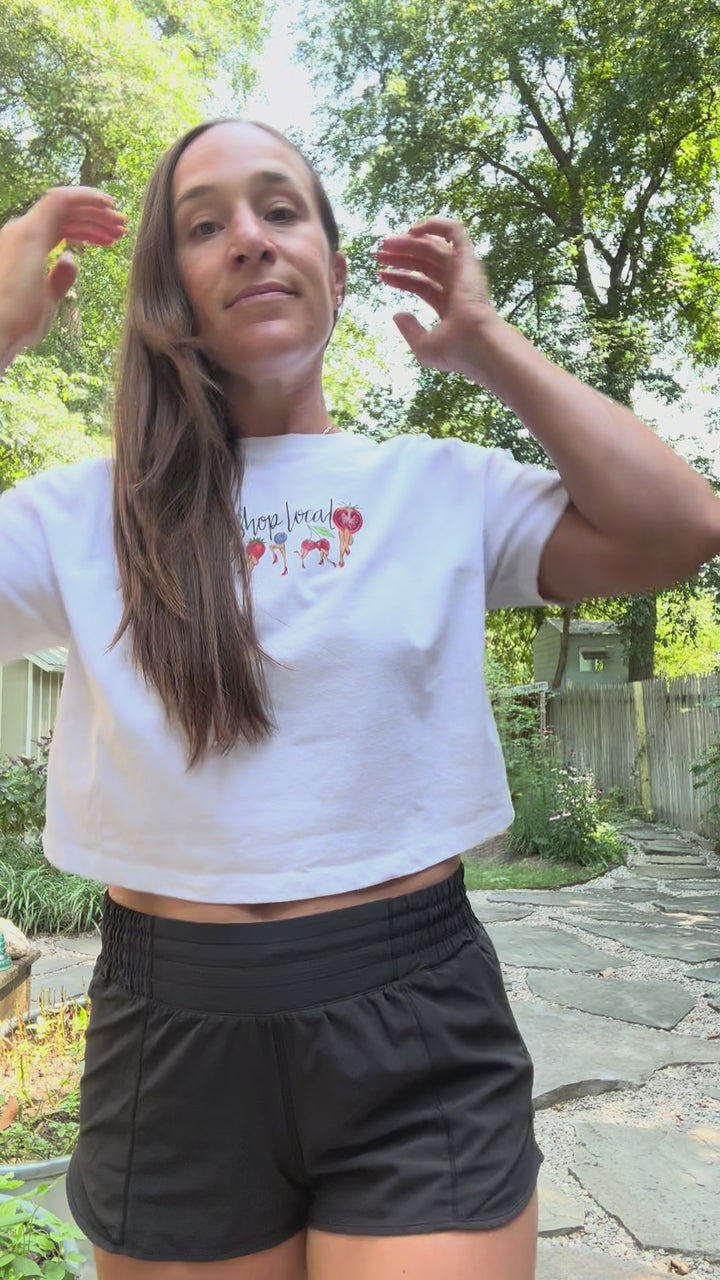 Shop Local Cropped Tee