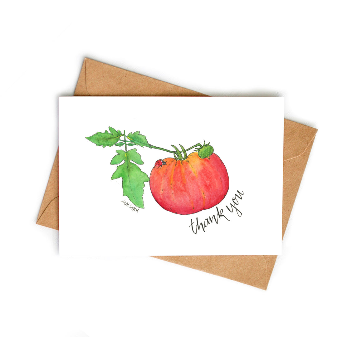 Cute Ladybug Thank You Card