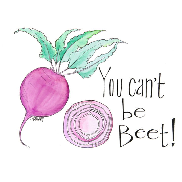 You Can't Be Beet Thank You Card