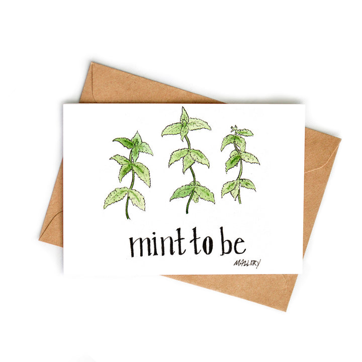 Mint to Be Love Card