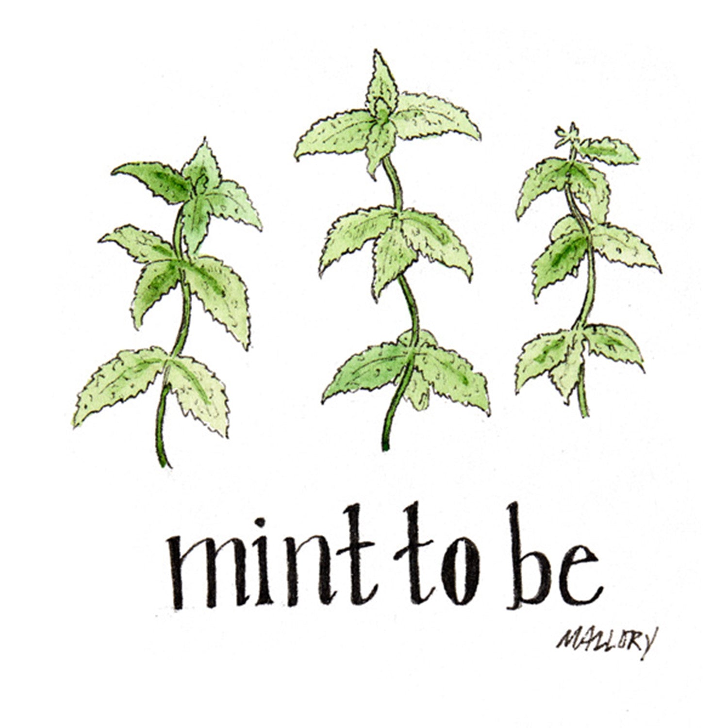 Mint to Be Love Card