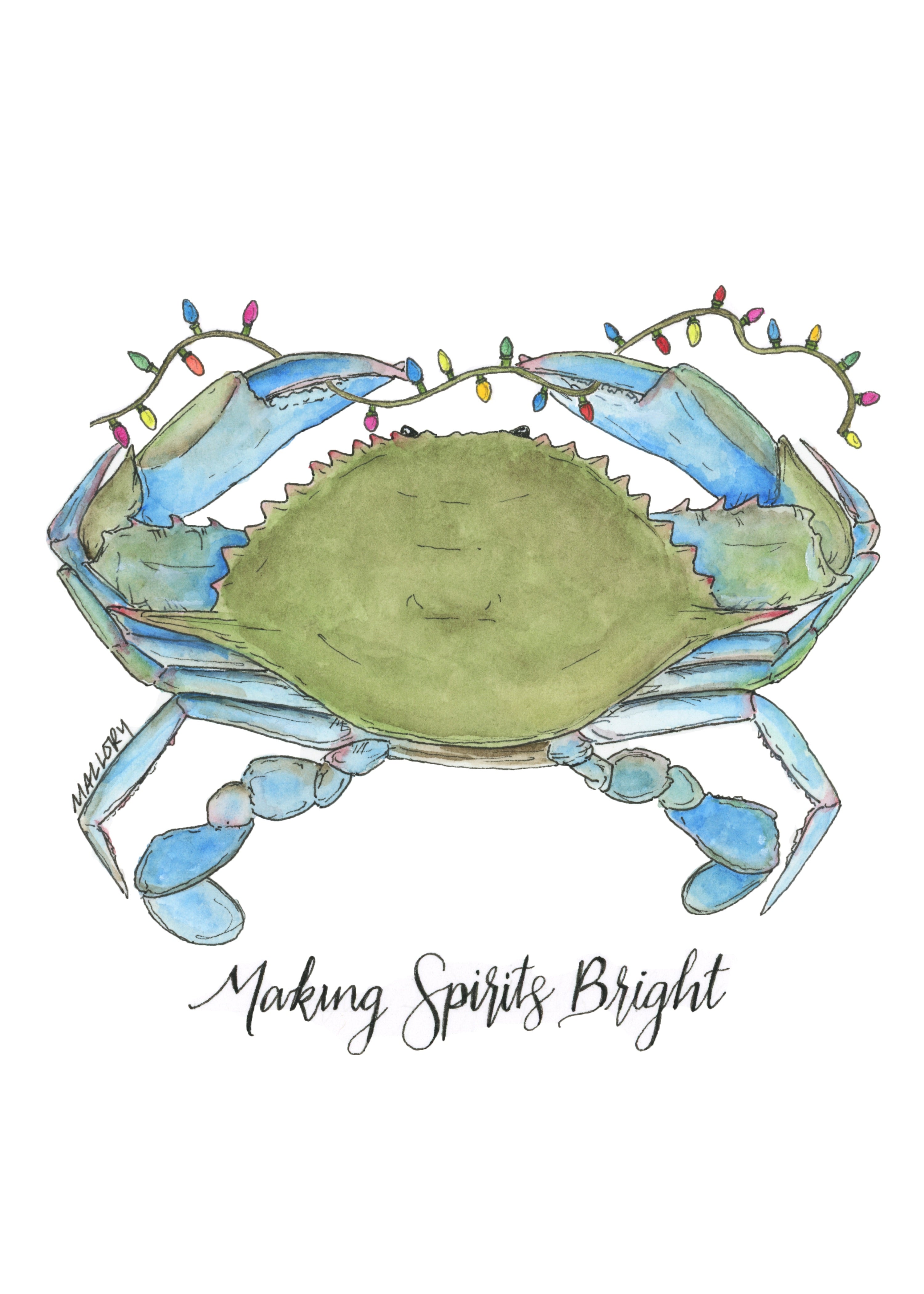 Making Spirits Bright Holiday Card