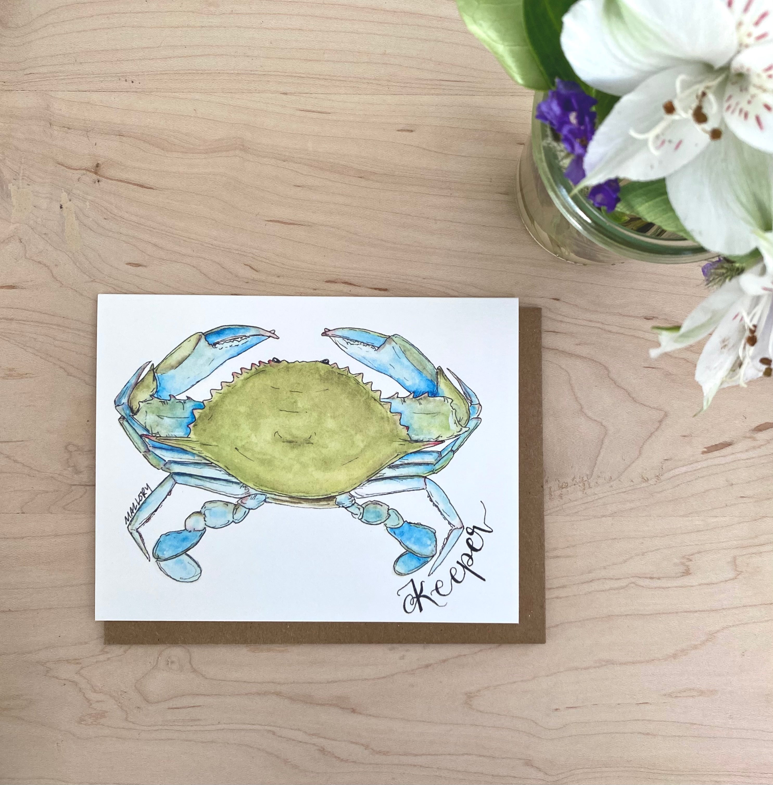 Keeper Crab Card