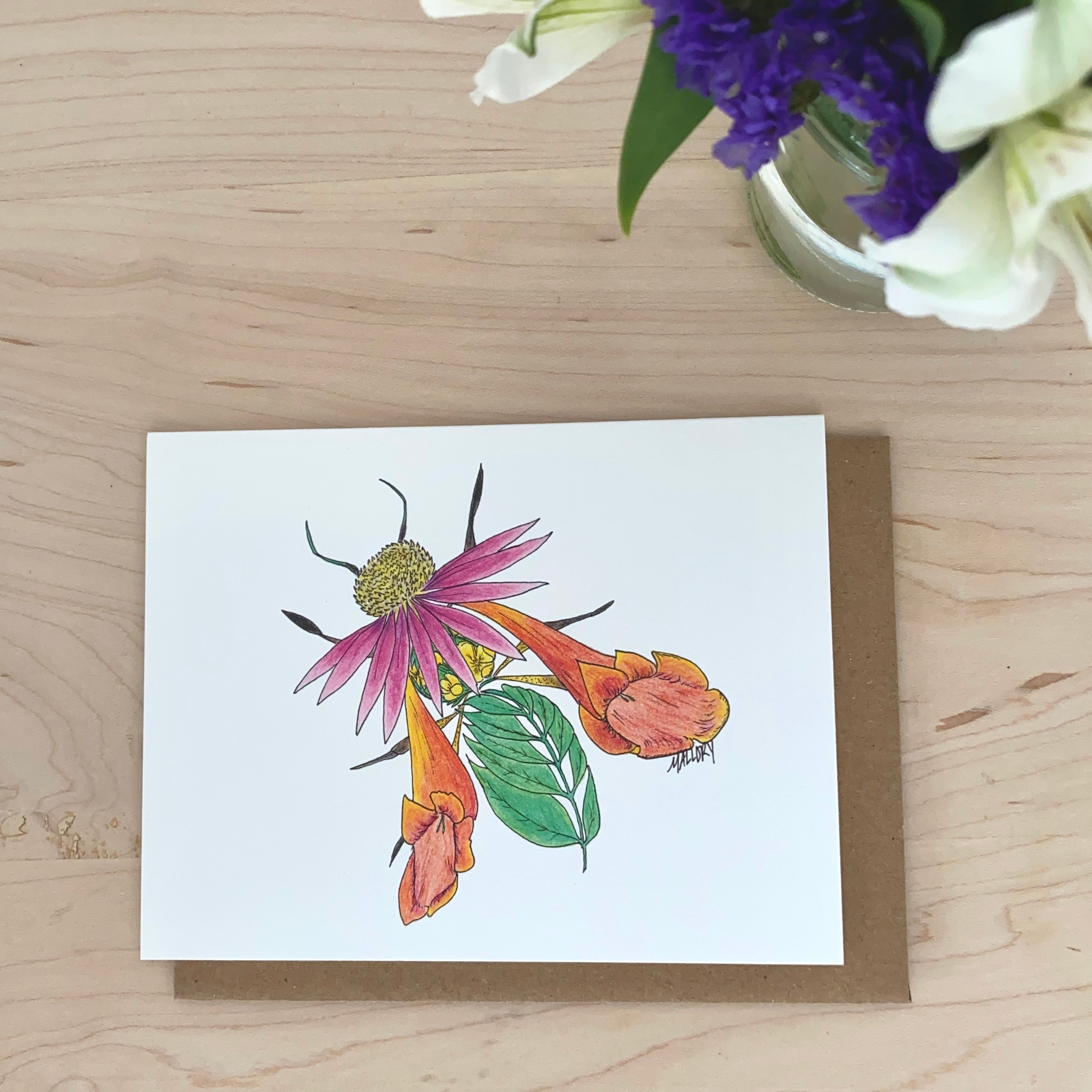 The Honeybee Art Card