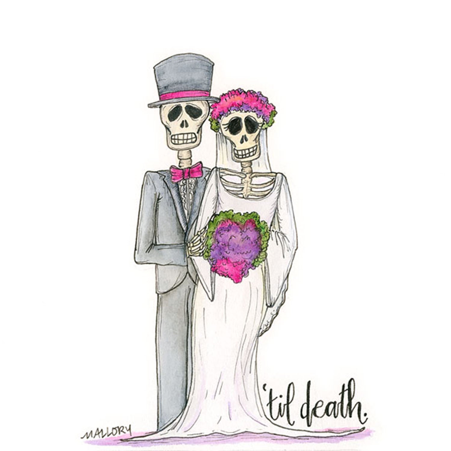'Til Death Wedding Card
