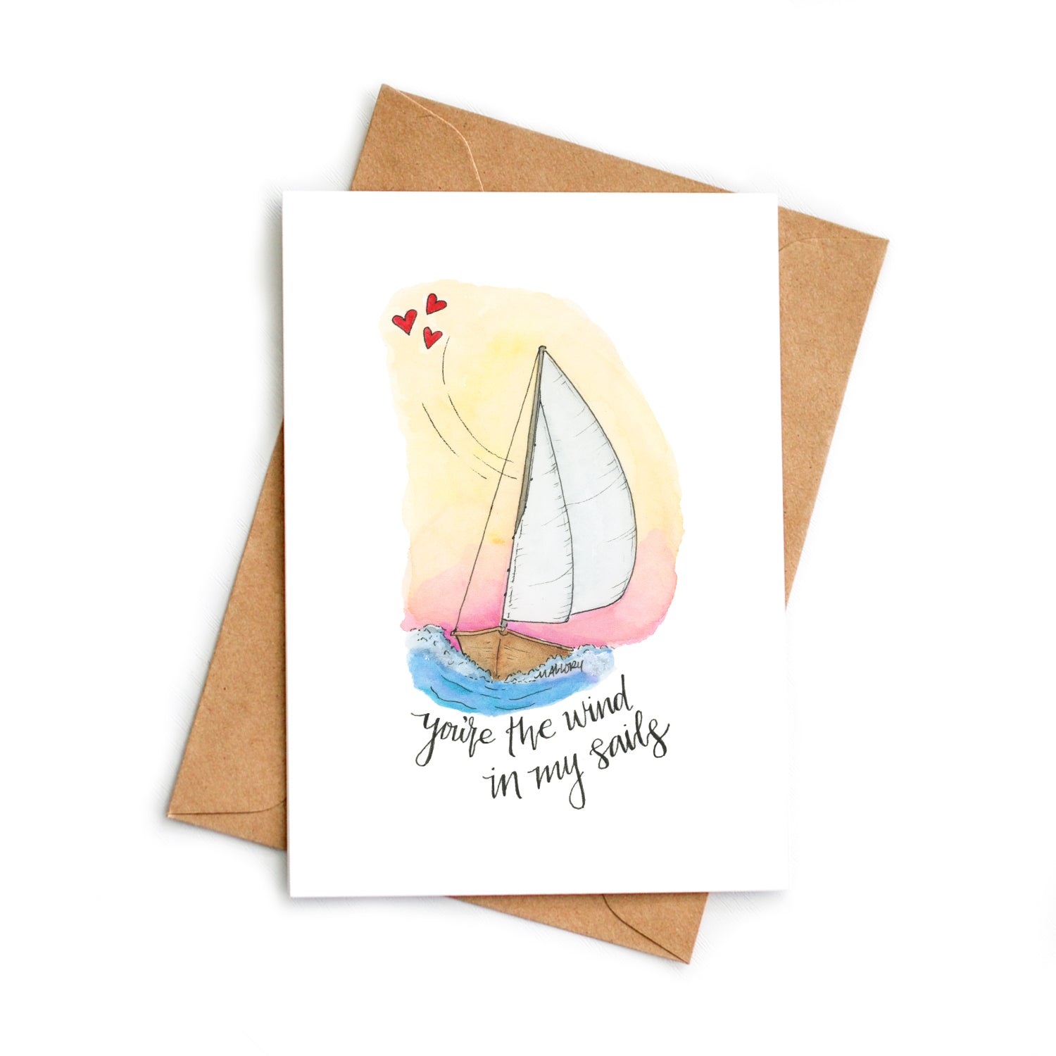 Wind in my Sails Valentine's Day Card