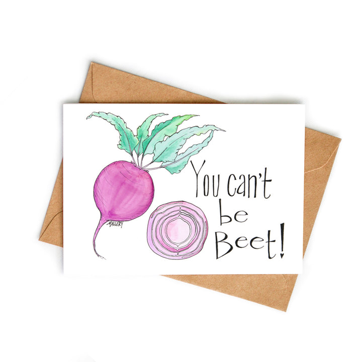 You Can't Be Beet Thank You Card