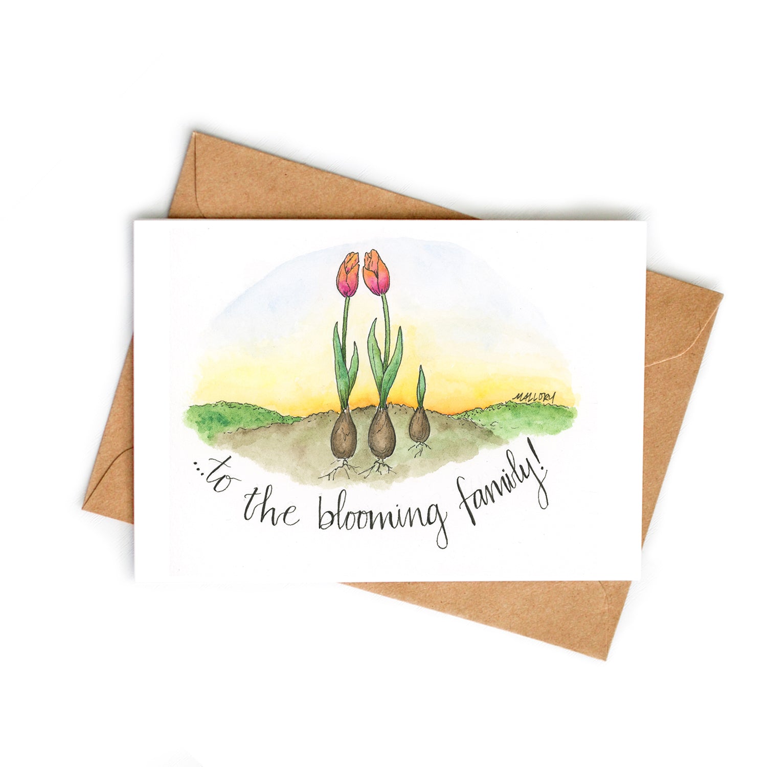 Blooming Family Baby Card