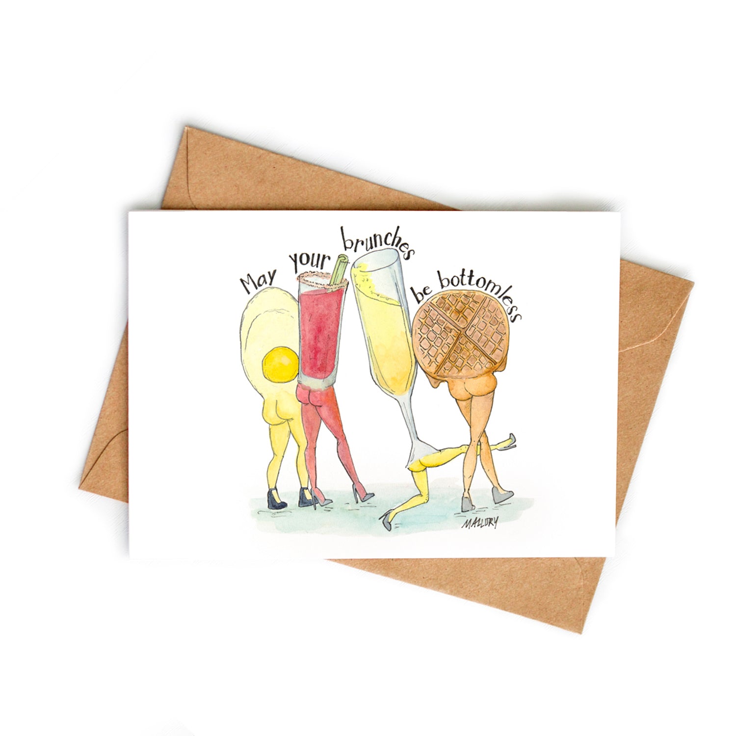Bottomless Brunches Funny Card