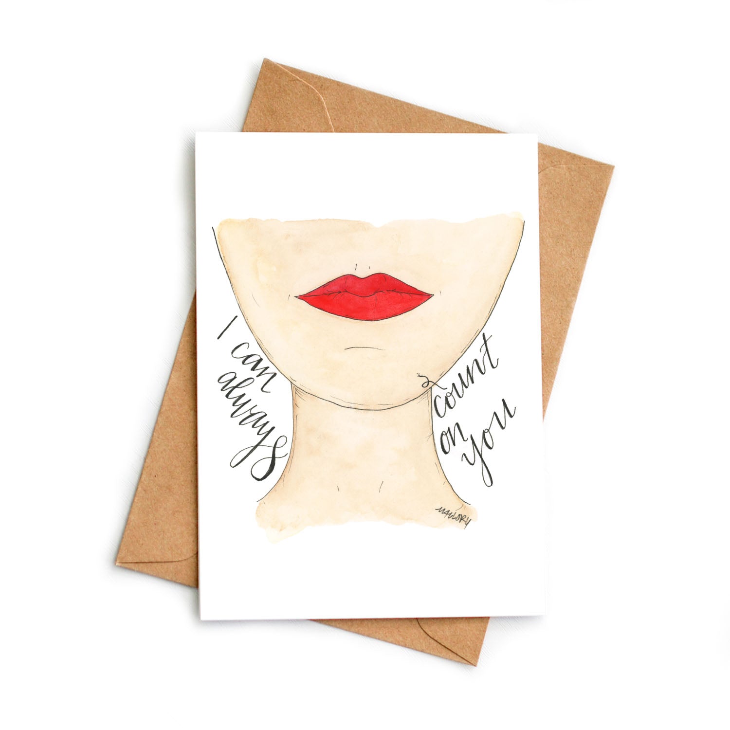 Always Count on You Funny Friendship Card