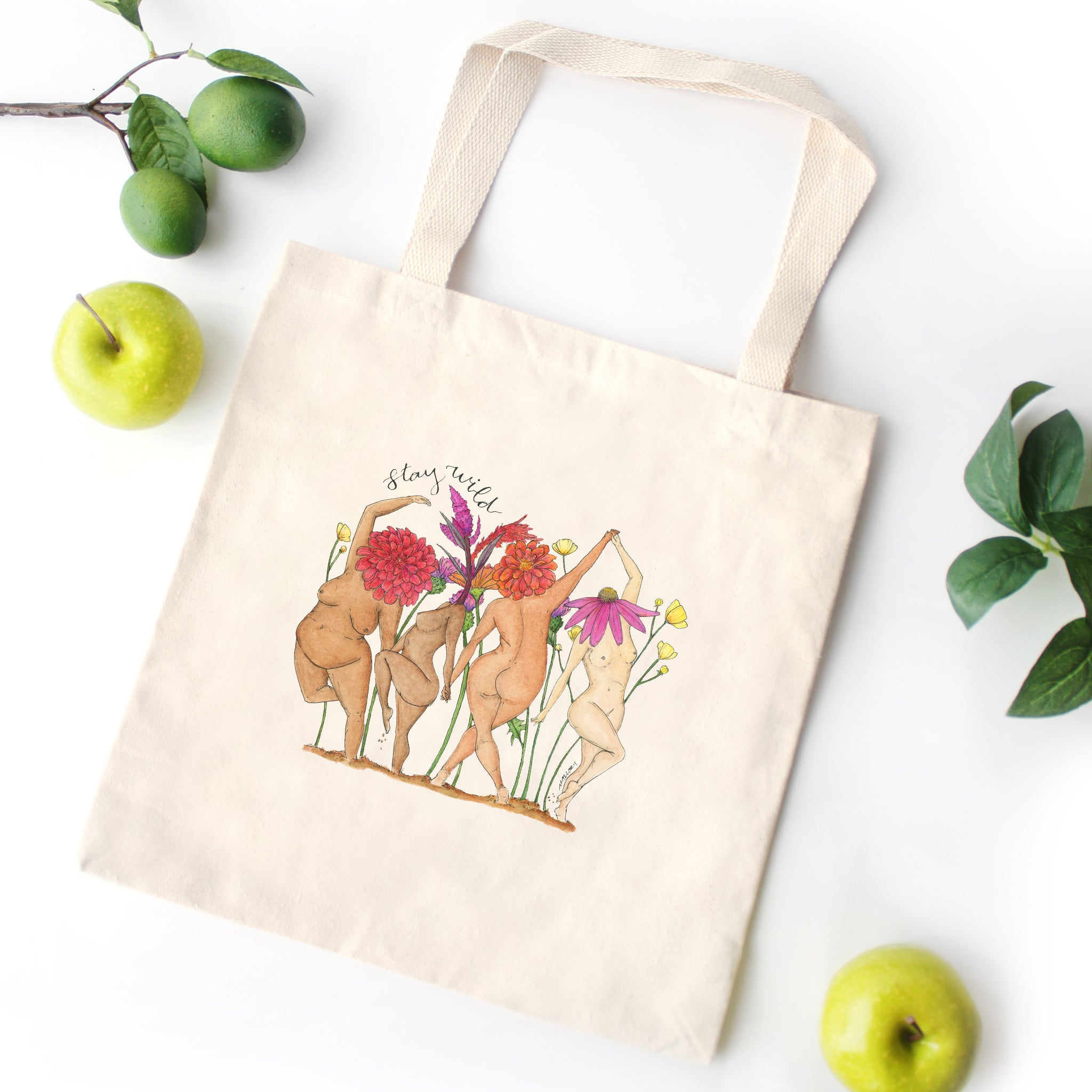 Stay Wild Canvas Tote Bag