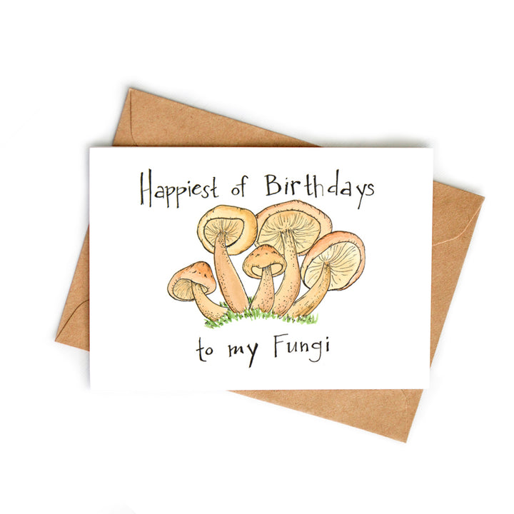 Happy Birthday to a Fungi Mushroom Birthday Card