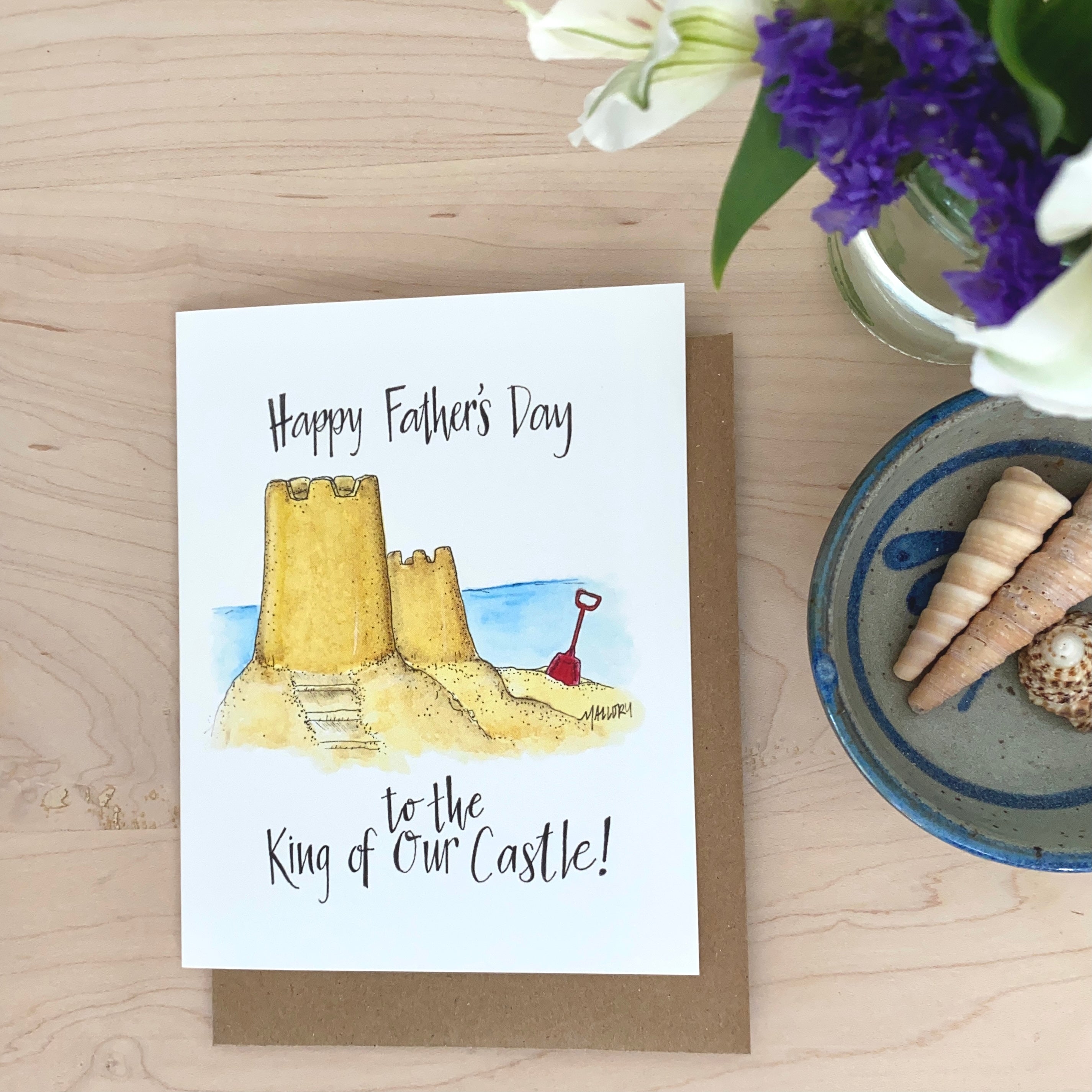 King of the Castle Father's Day Card