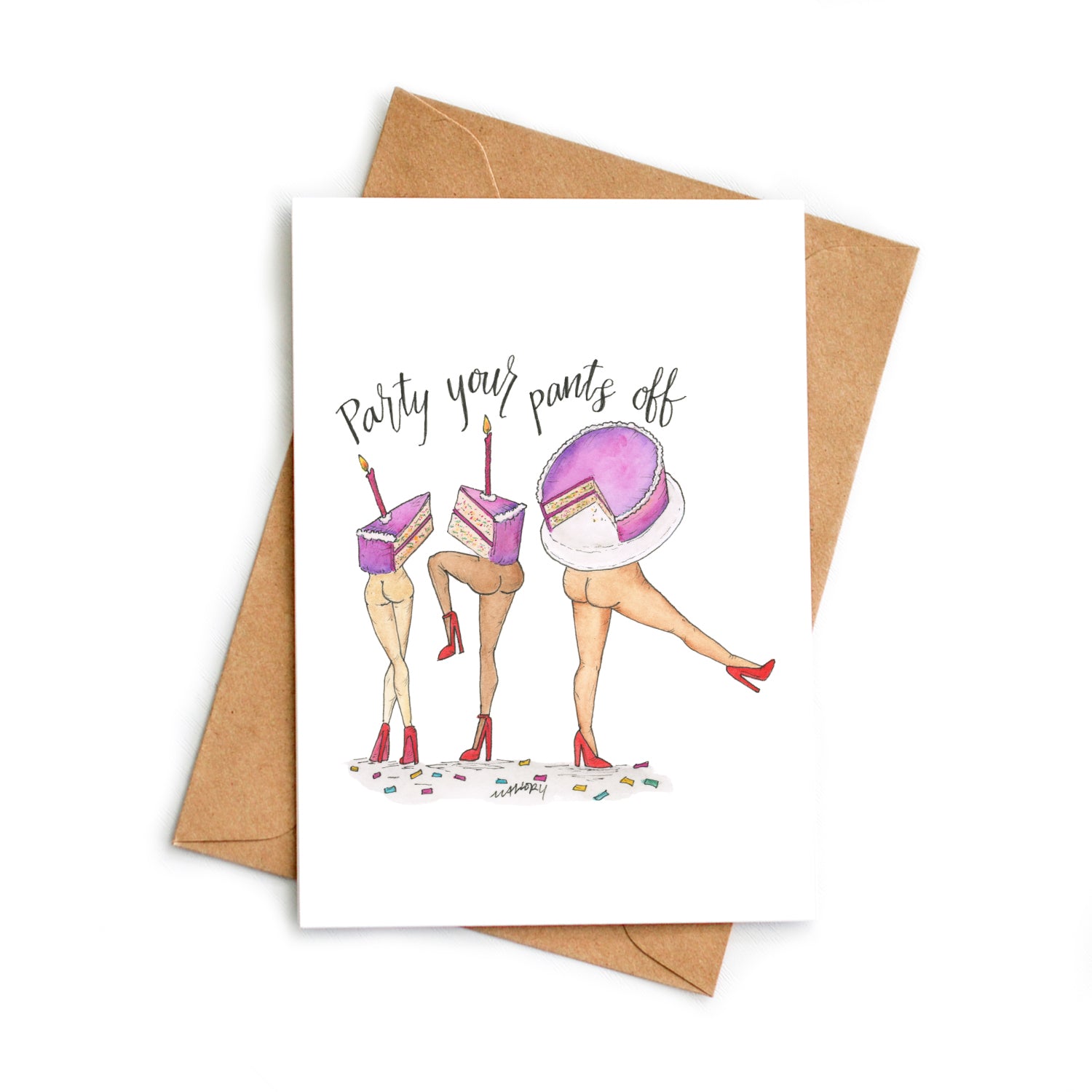 Party Your Pants Off Funny Birthday Card