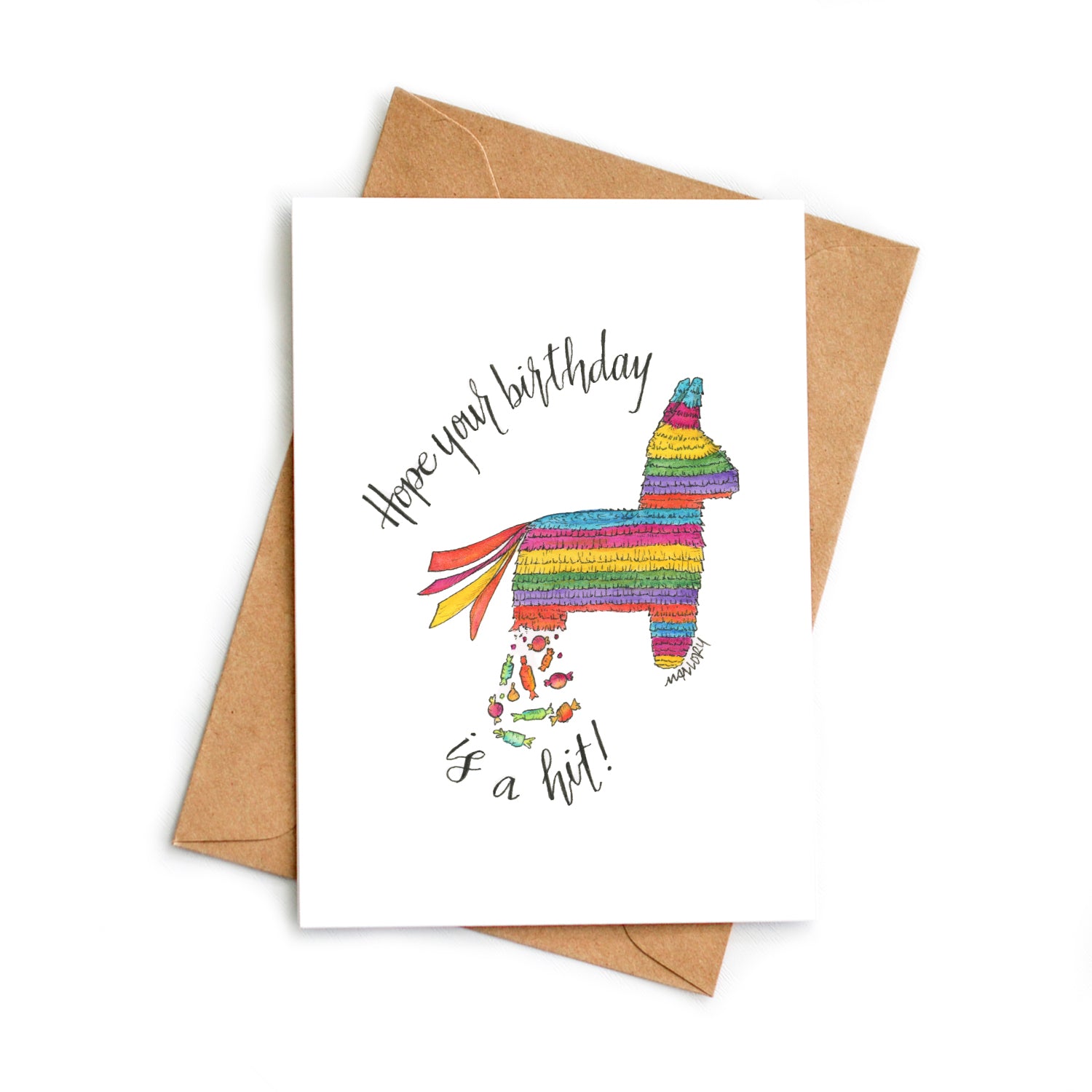 Piñata Funny Birthday Card