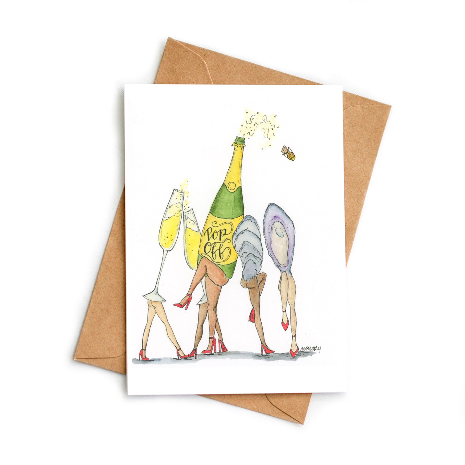 Pop Off! Congratulations Card