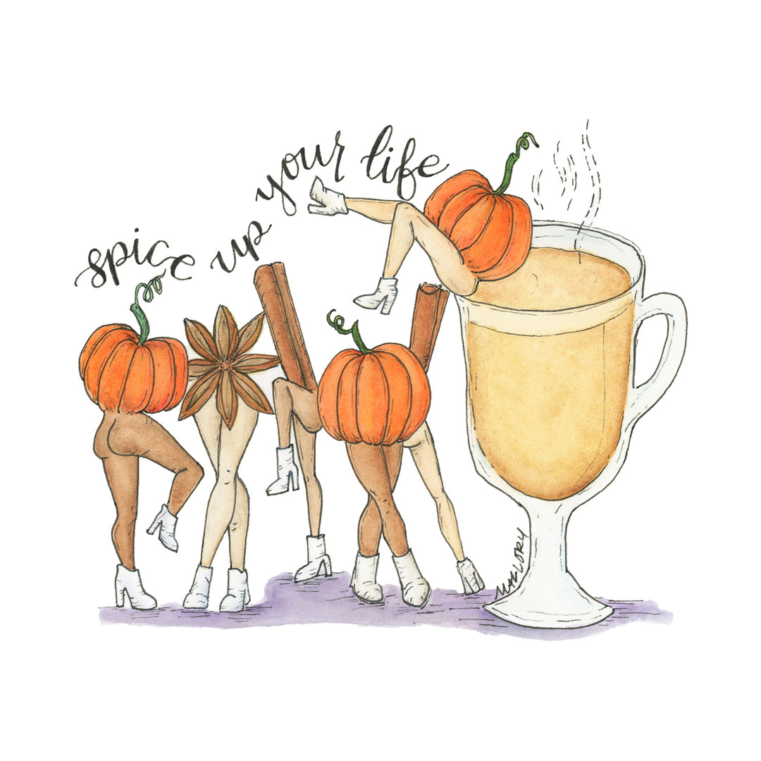 Pumpkin Spice Up Your Life Anytime Card