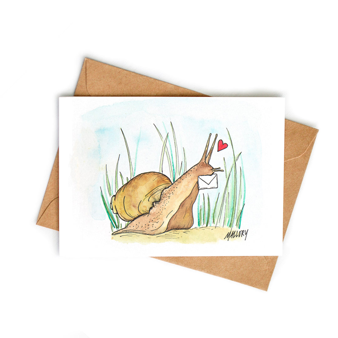 Snail Mail Cute Anytime Card