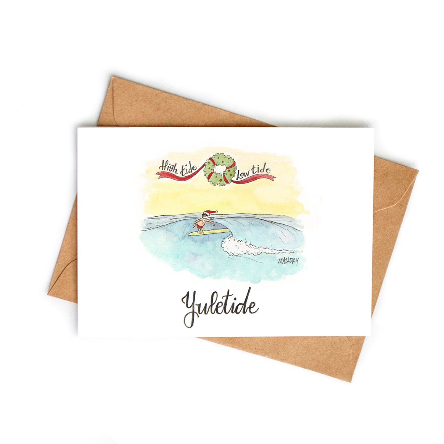 High Tide, Low Tide, Yuletide Christmas Card