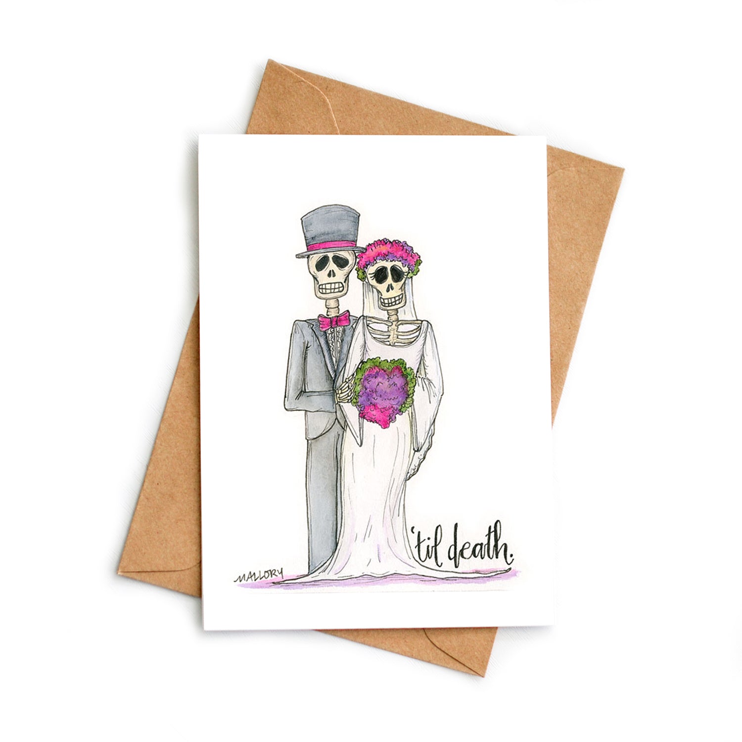 'Til Death Wedding Card