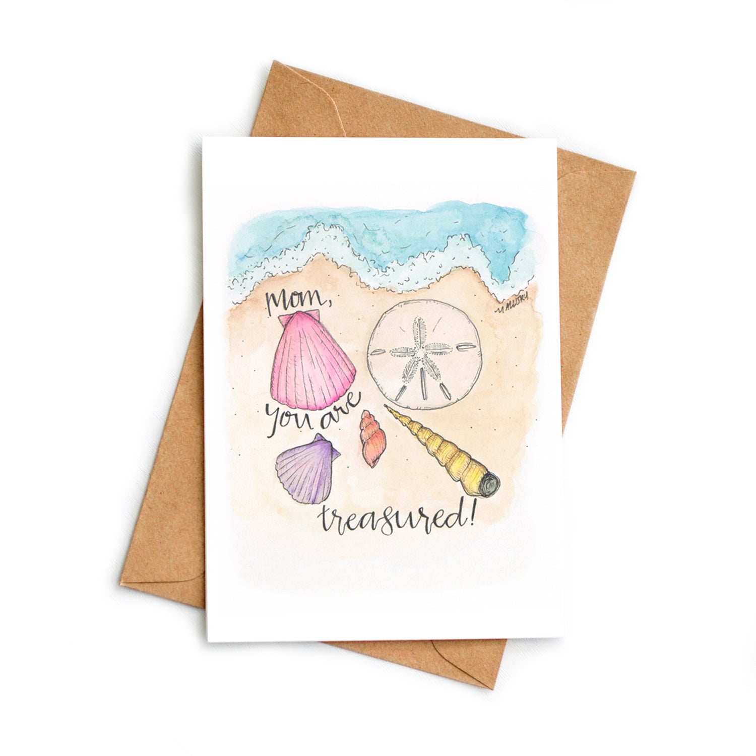 Sea Shell Treasure Mother's Day Card